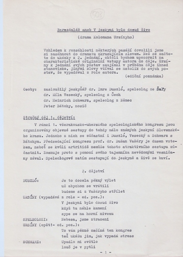 Dramata Kolomana Ursínyho